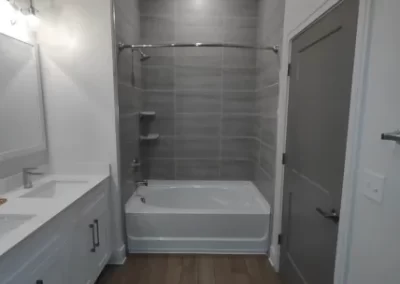 Luxury bathroom interior painting