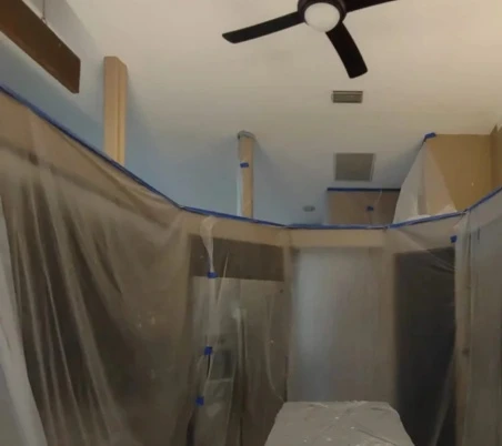drywall-preparation-dust-protection-plastic-covering